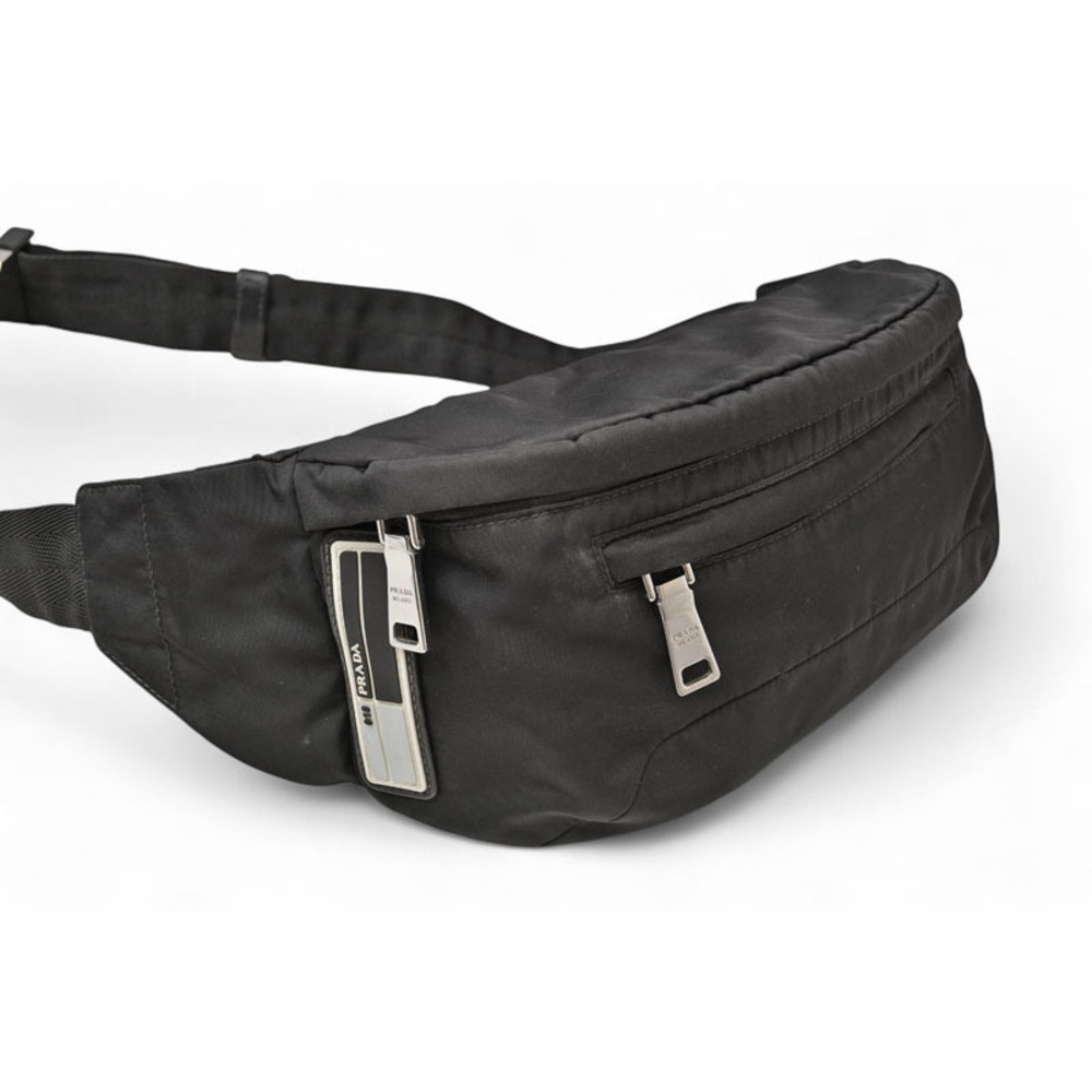 Prada Waist Bag Clutch Body Nero Black Massive